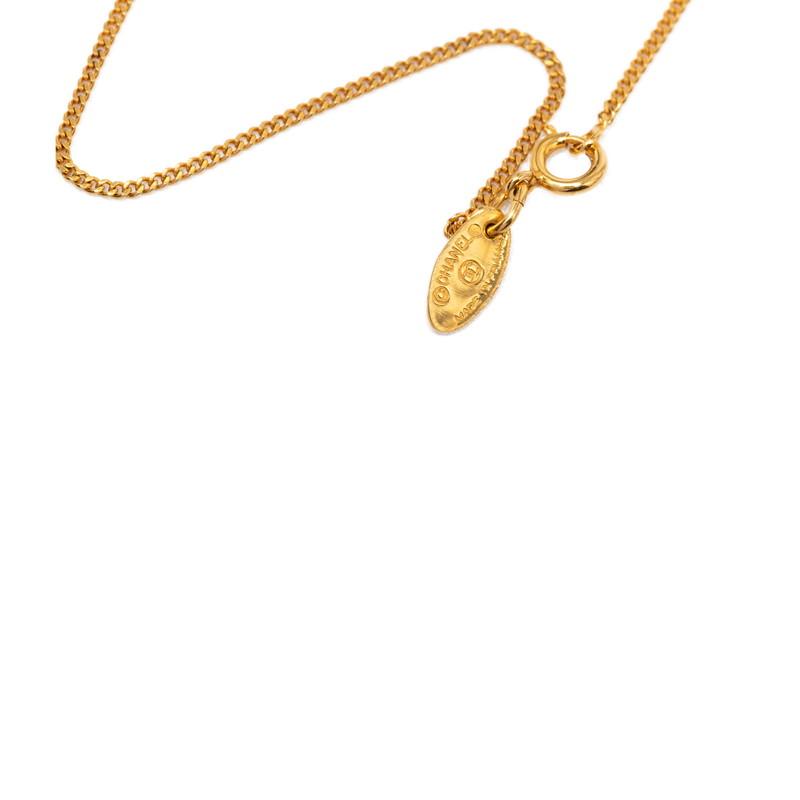 CHANEL（シャネル） ヴィンテージ サークル ロゴ ネックレス ゴールド
