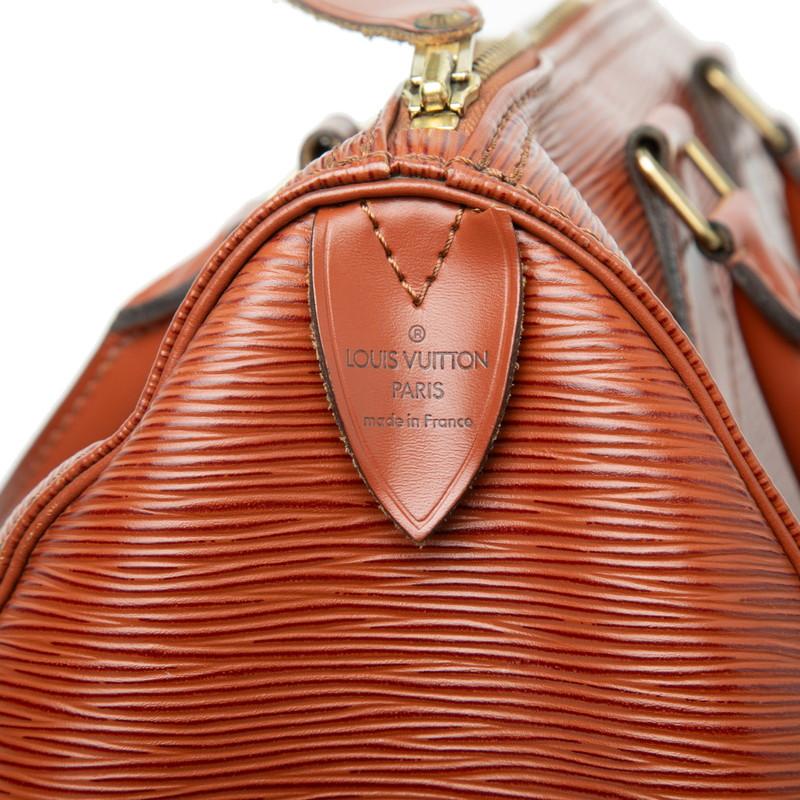 ルイヴィトンエピ　ボストンバッグ大オレンジブラウン色 LOUIS VUITTON（ルイ・ヴィトン） ルイ ヴィトン エピ スピーディ25