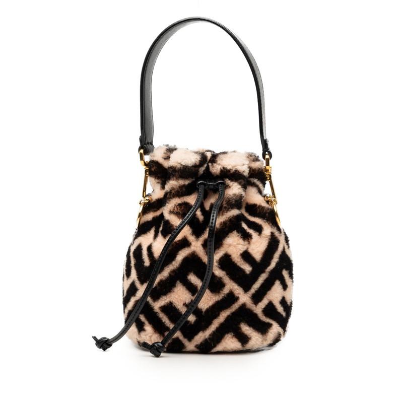 FENDI（フェンディ） ズッカ モントレゾール ミニ ハンドバッグ 