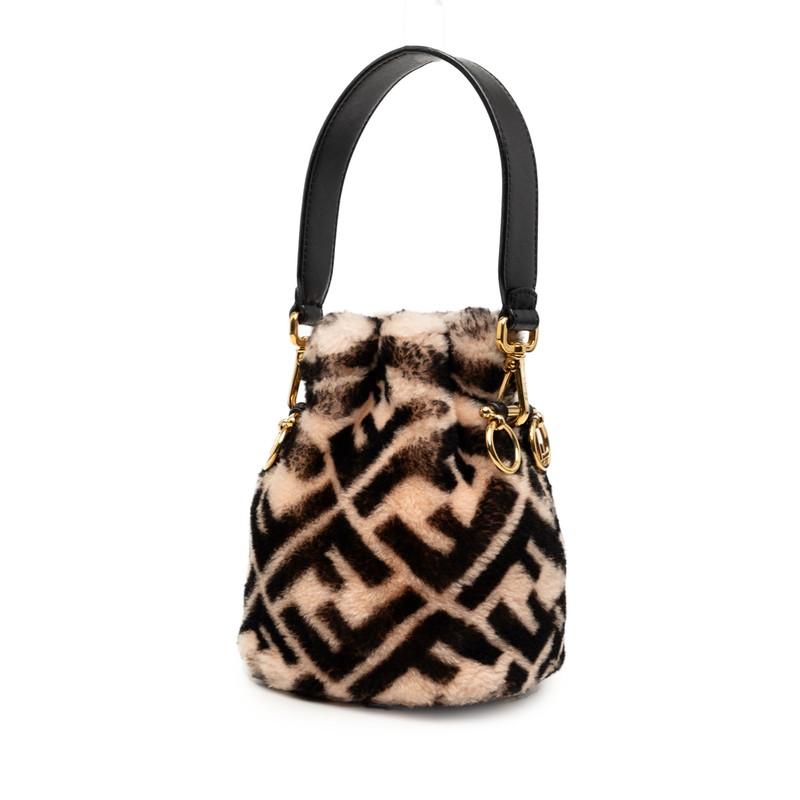 FENDI（フェンディ） ズッカ モントレゾール ミニ ハンドバッグ 