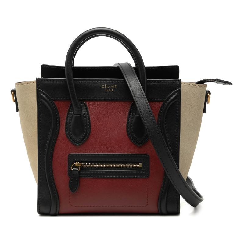 CELINE（セリーヌ） ラゲージ ナノショッパー ハンドバッグ ショルダー