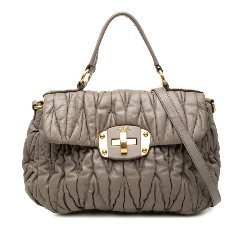 miu miu（ミュウミュウ） マテラッセ ハンドバッグ 2WAY 斜め掛け