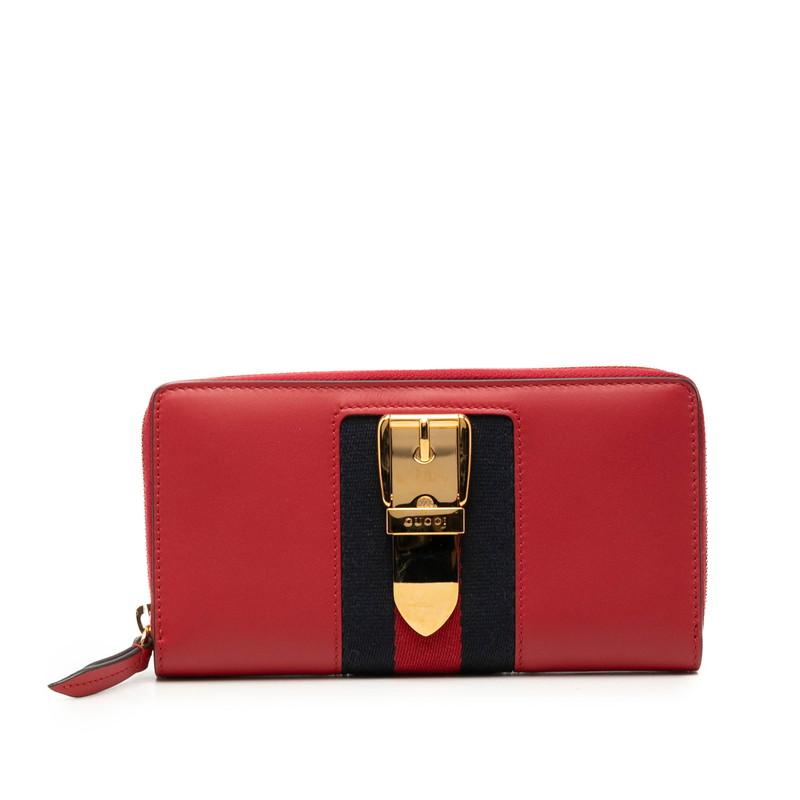 GUCCI（グッチ） シルヴィ シェリーライン 長財布 ラウンドファスナー