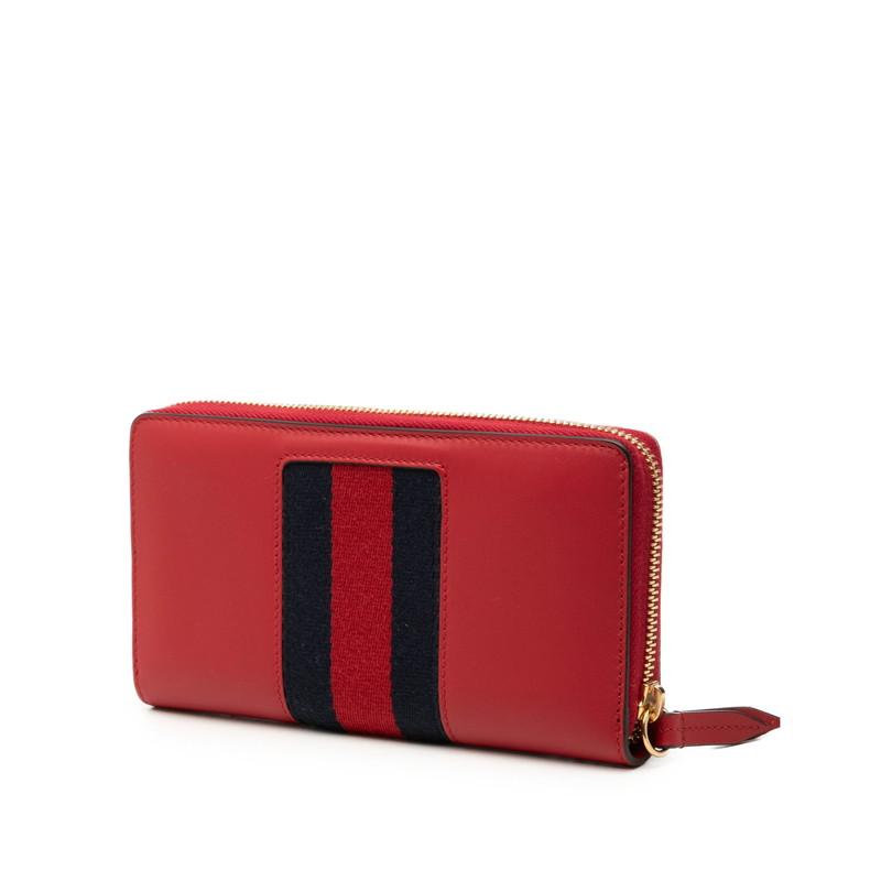 GUCCI（グッチ） シルヴィ シェリーライン 長財布 ラウンドファスナー