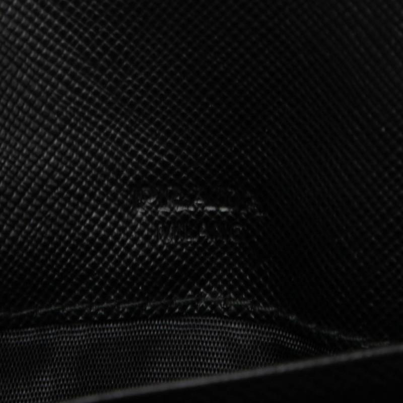 PRADA（プラダ） 二つ折り 長財布 1MH132 ネロ ブラック サフィアーノ