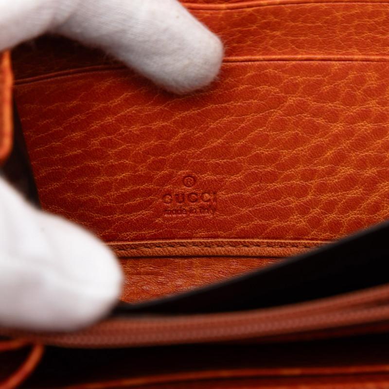GUCCI（グッチ） GGキャンバス バンブー ラウンドファスナー 長財布