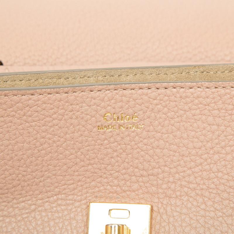 Chloe（クロエ） ドリュー 斜め掛け チェーン ショルダーバッグ ピンク