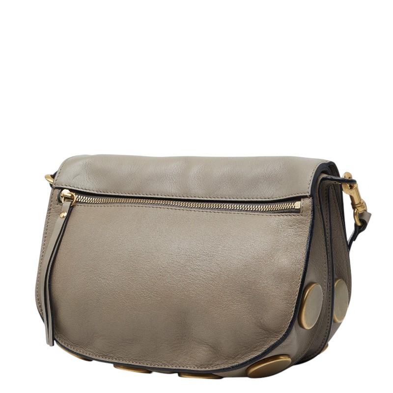 Chloe（クロエ） 斜め掛け ショルダーバッグ グレージュ ゴールド
