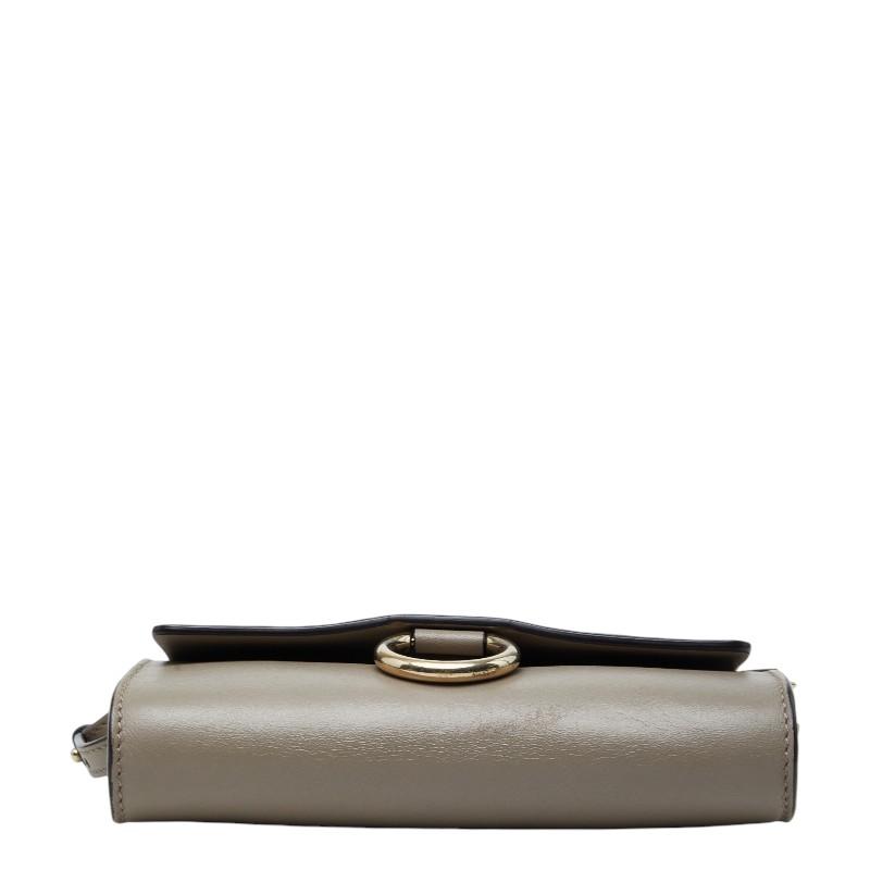 Chloe クロエ フェイ スモール ショルダーバッグ グレージュ スエード 