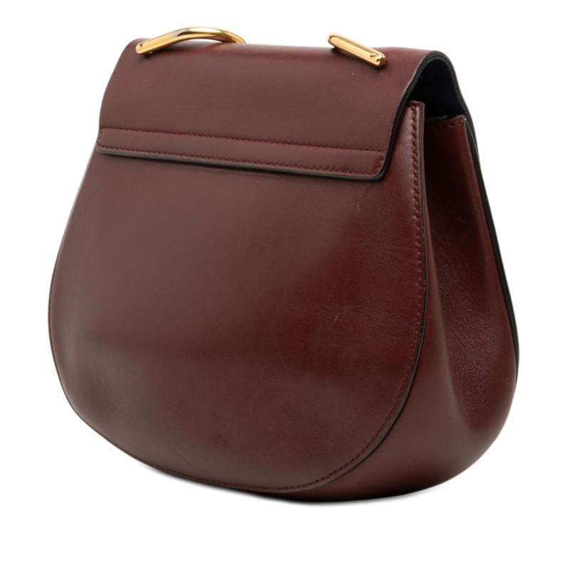 Chloe（クロエ） ドリュー チェーン ショルダーバッグ ブルー ブラウン