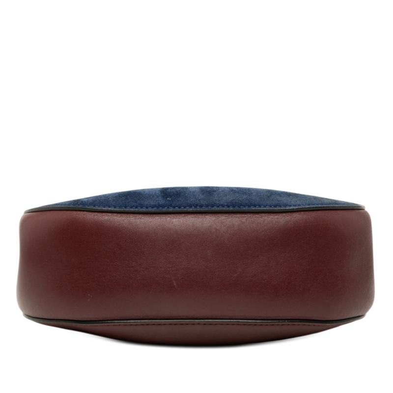 Chloe（クロエ） ドリュー チェーン ショルダーバッグ ブルー ブラウン