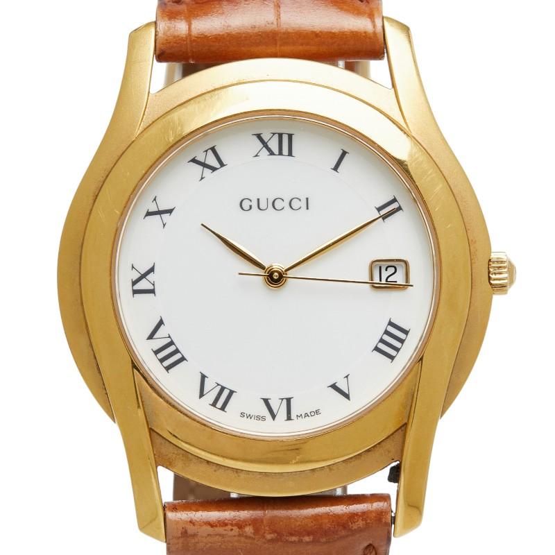 GUCCI（グッチ） 腕時計 社外ベルト 5400M クオーツ ホワイト文字盤