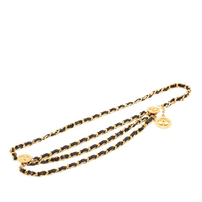 CHANEL（シャネル） ヴィンテージ ココマーク 3連 チェーン ベルト 
