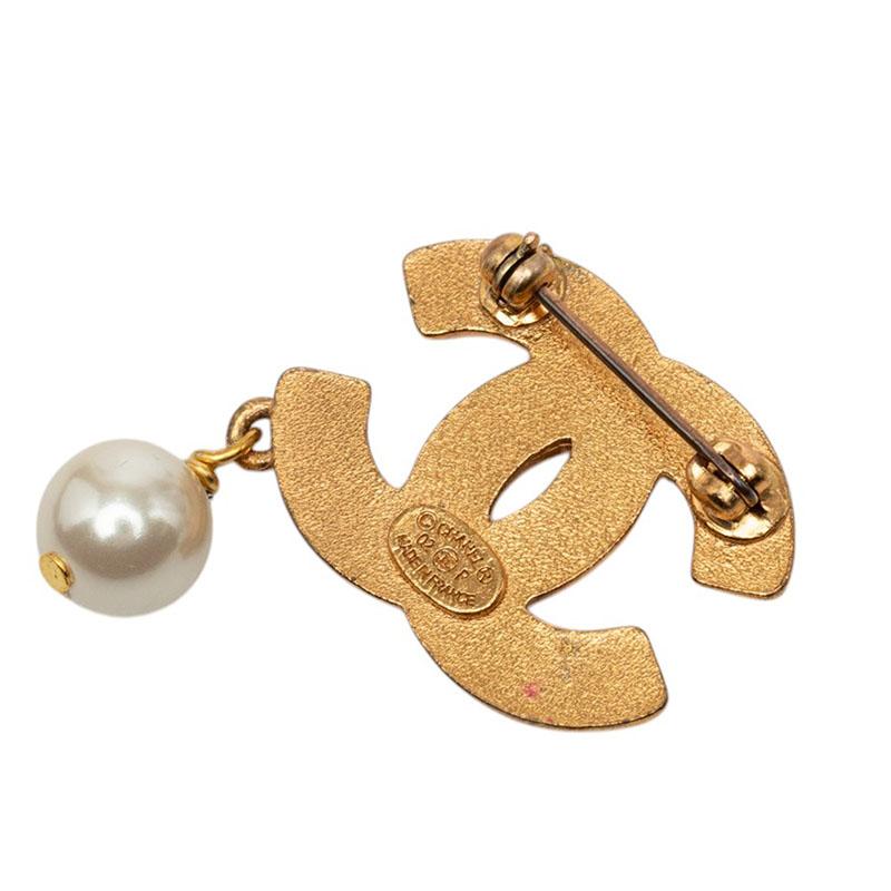 CHANEL（シャネル） ココマーク ブローチ 02P ゴールド ラインストーン