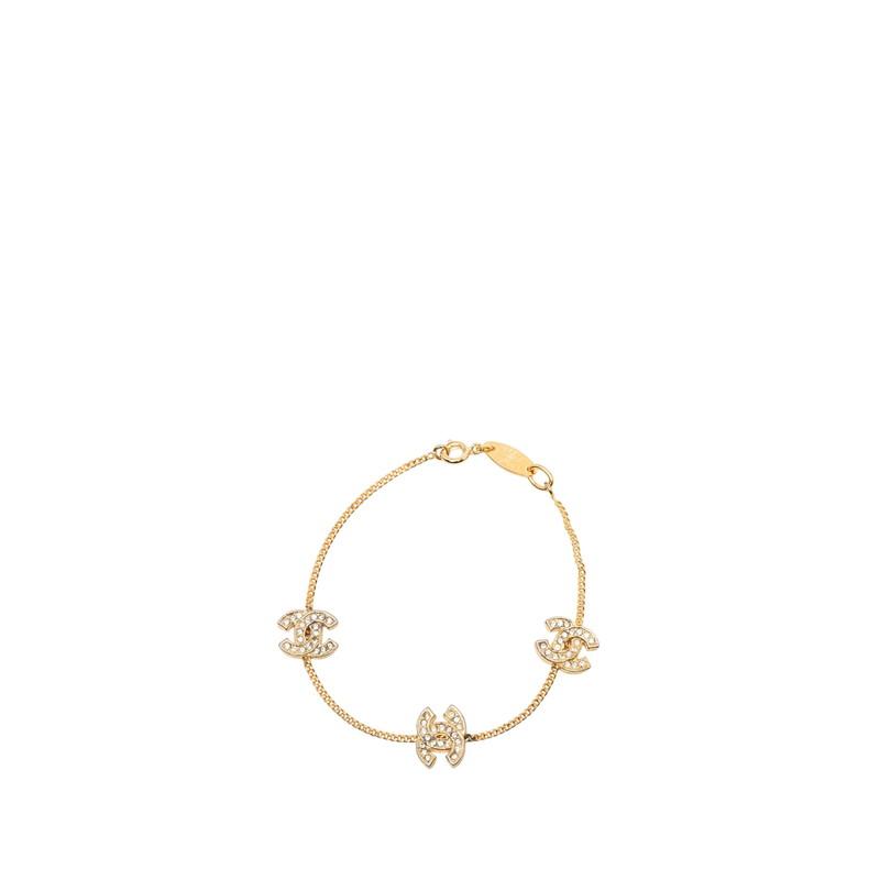 CHANEL（シャネル） ココマーク ブレスレット ゴールド メッキ ライン