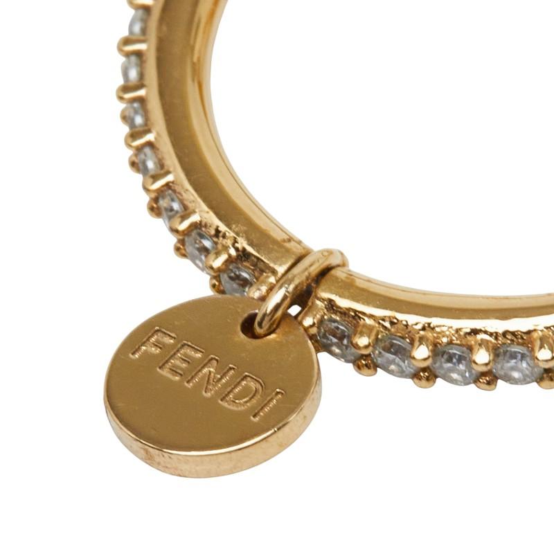 FENDI（フェンディ） エフ イズ リング 指輪 #S ゴールド メッキ