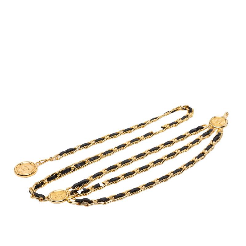 【正規品】シャネル 31RUE CAMBON ルカンボンココマークチェーンベルト CHANEL（シャネル） ココマーク 31 RUE CAMBON ル カンボン 3連
