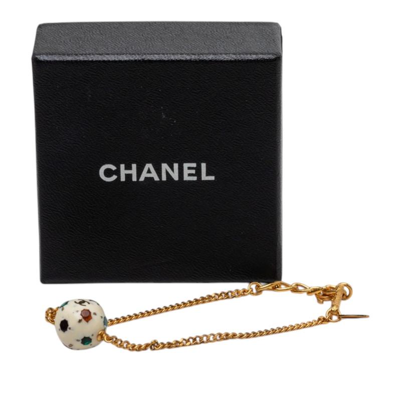 CHANEL ゴールドカラー ボールチェーン ブレスレット CHANEL（シャネル） ココマーク サッカーボール チェーン ブレスレット
