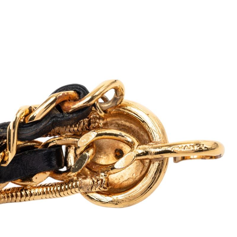 ④中古CHANEL シャネル ココマーク チェーンベルト ゴールド ヴィンテージ CHANEL（シャネル） ヴィンテージ ココマーク チェーン ベルト