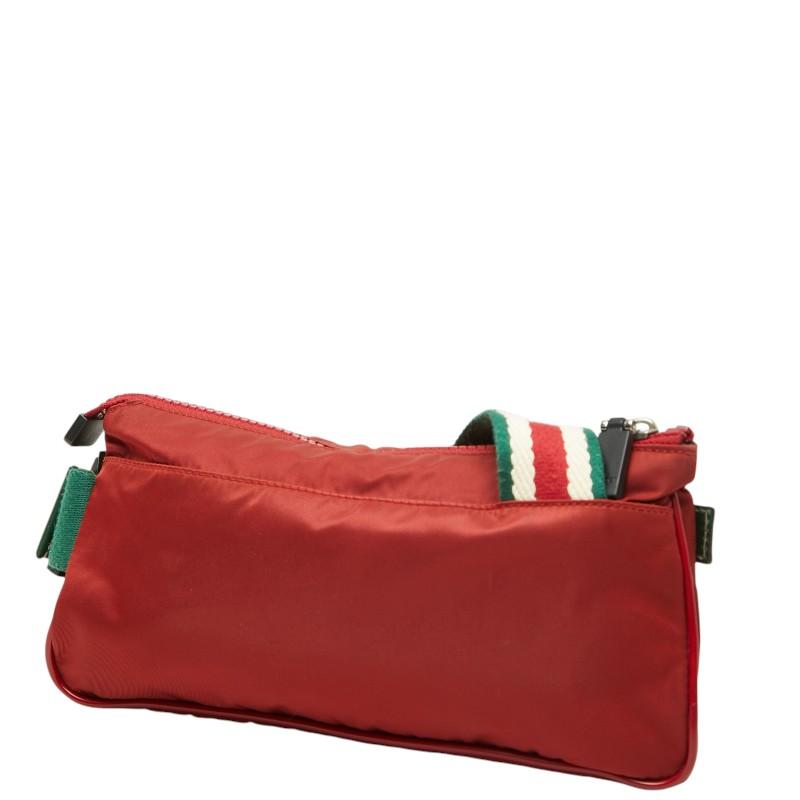 GUCCI（グッチ） ロゴ ボディバッグ ウエストバッグ 189663 レッド
