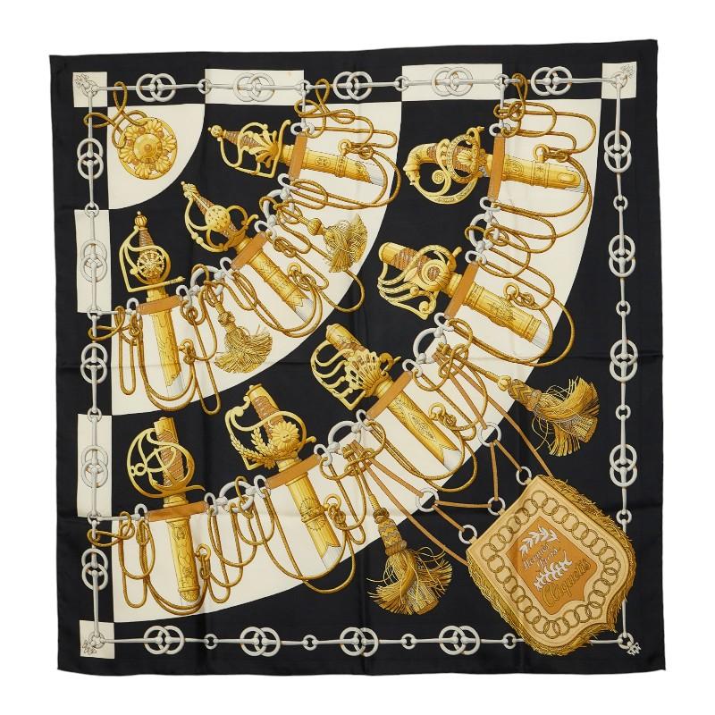 HERMES（エルメス） カレ90 CLIQUETIS クリケティス スカーフ 大判
