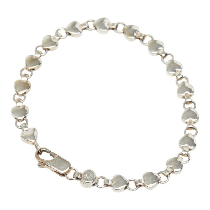 TIFFANY&Co.（ティファニー） パフハート チェーン ブレスレット SV925