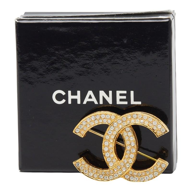 CHANEL（シャネル） ココマーク ブローチ ゴールド メッキ ライン