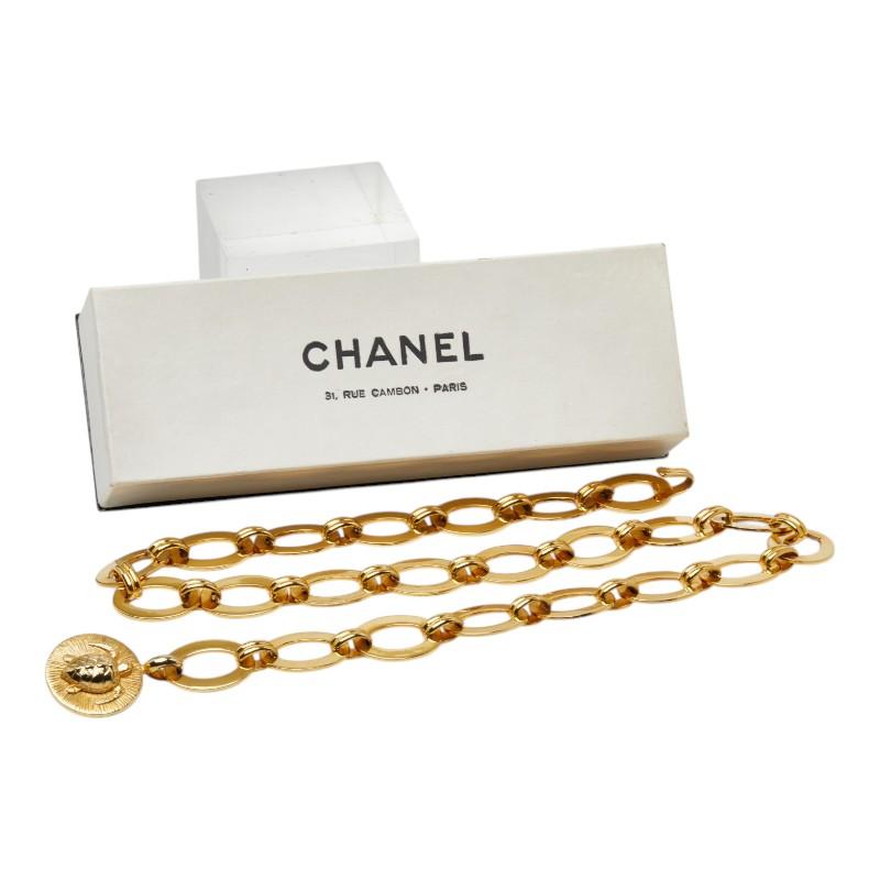 CHANEL（シャネル） 亀 モチーフ チェーンベルト ゴールド メッキ