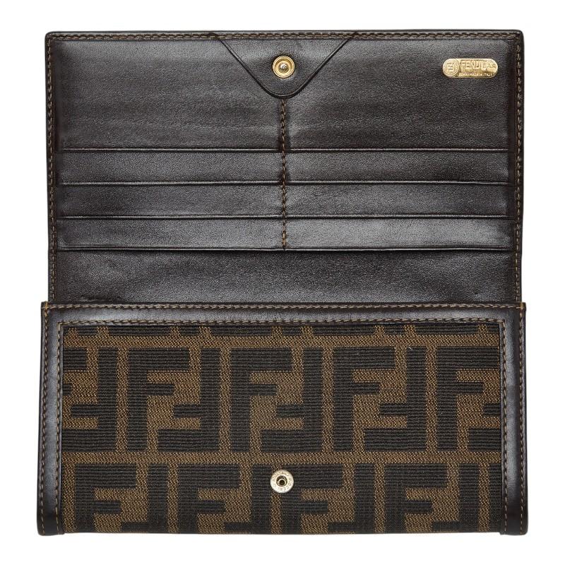 FENDI（フェンディ） ズッカ 長財布 2309 30851 088 ブラウン