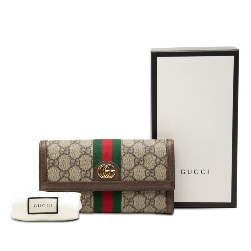 GUCCI オフィディア GGスプリーム 長財布 GUCCI（グッチ） オフィディア GGスプリーム 長財布 コンチネンタル