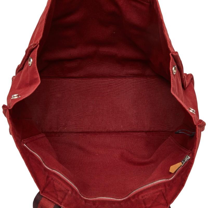 HERMES（エルメス） フールトゥGM トートバッグ レッド ボルドー