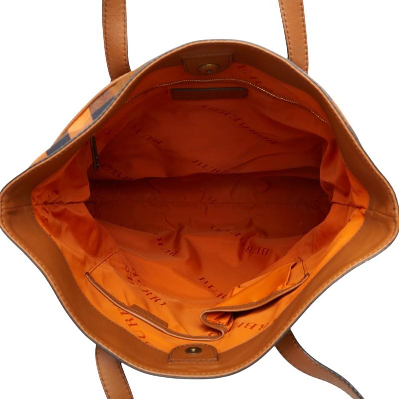 BURBERRY（バーバリー） チェック トートバッグ ブラウン マルチカラー