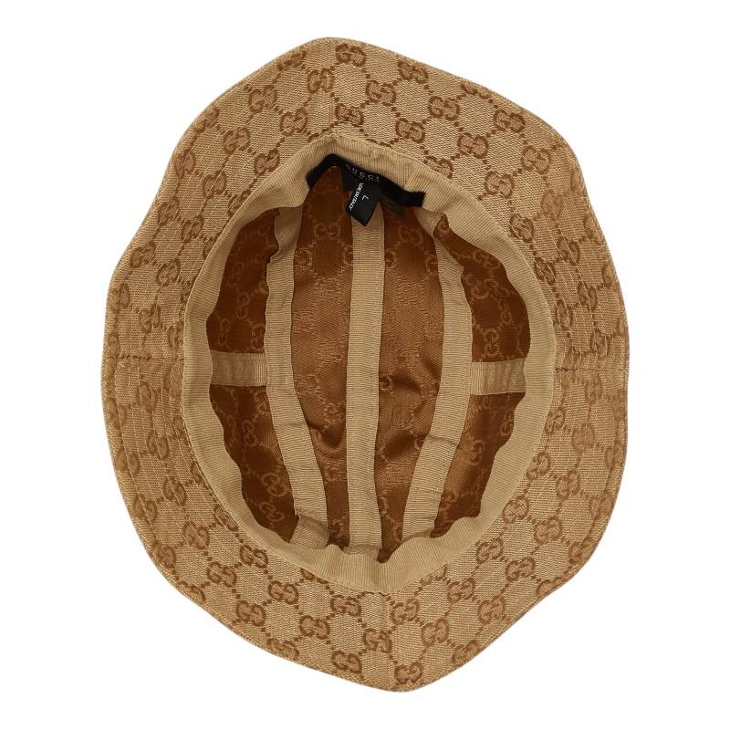 GUCCI（グッチ） GGキャンバス バケットハット ハット ベージュ ピンク