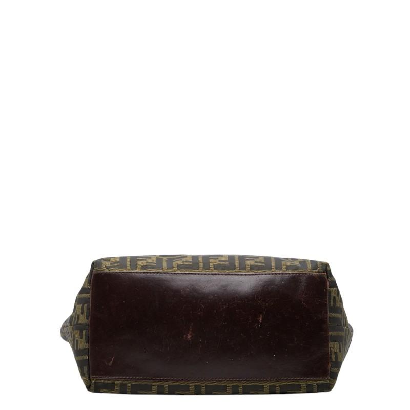 FENDI（フェンディ） ズッカ トートバッグ ハンドバッグ カーキ