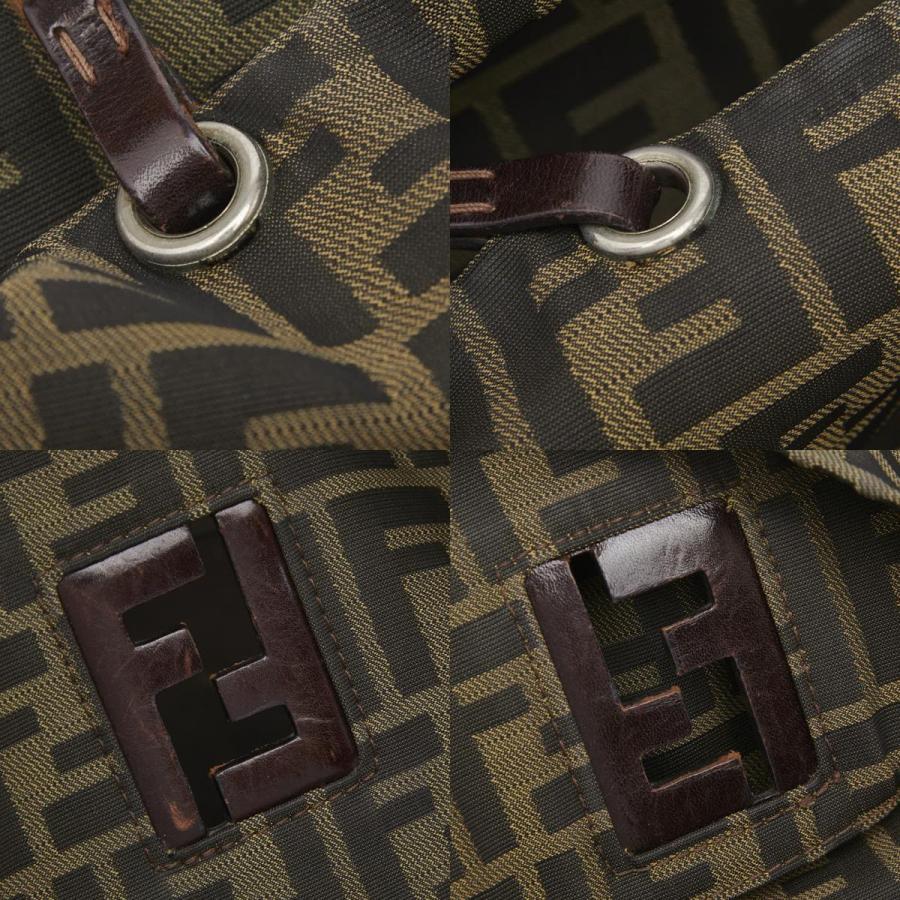 FENDI（フェンディ） ズッカ トートバッグ ハンドバッグ カーキ