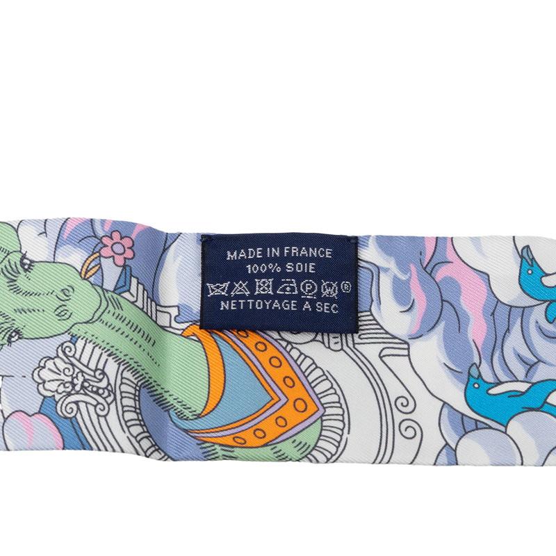 HERMES エルメス ツイリースカーフ Sur Mon Nuage 私の雲 HERMES（エルメス） ツイリー Sur Mon Nuage 私の雲 スカーフ マルチ