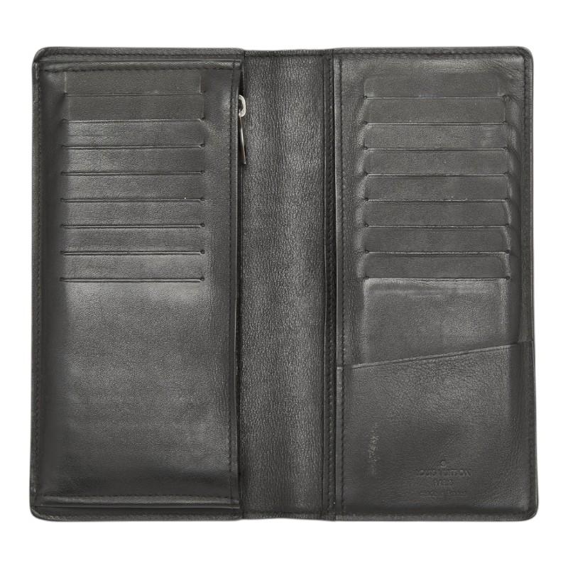 LOUIS VUITTON（ルイヴィトン）ポルトフォイユ・ブラザ ダミエ・アンフィニ 長財布 ブラック レザー メンズ N63010【中古】 LOUIS VUITTON（ルイ・ヴィトン） ルイ ヴィトン ダミエ アンフィニ
