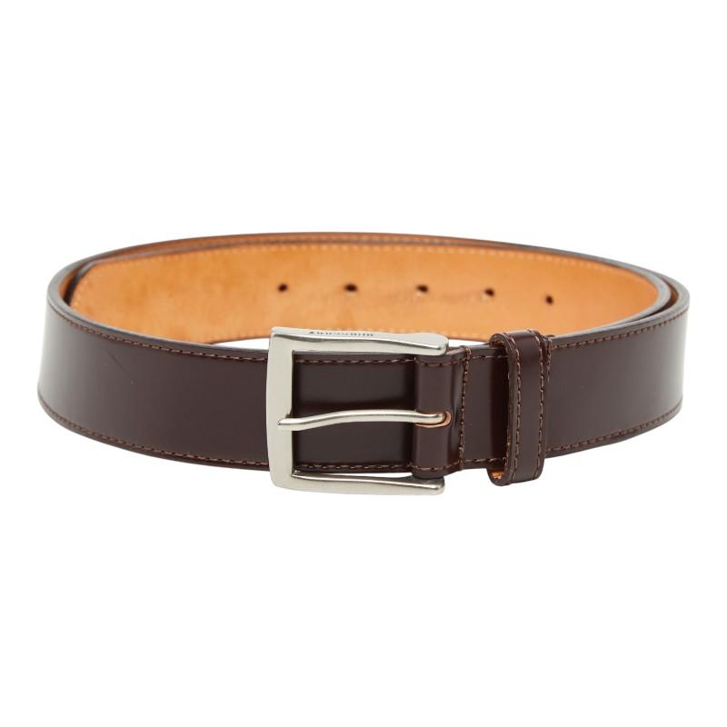 新品未使用 バーバリー ベルト メンズ　ブラウン　調整可 レザー BURBERRY（バーバリー） ベルト ブラウン レザー メンズ 【中古