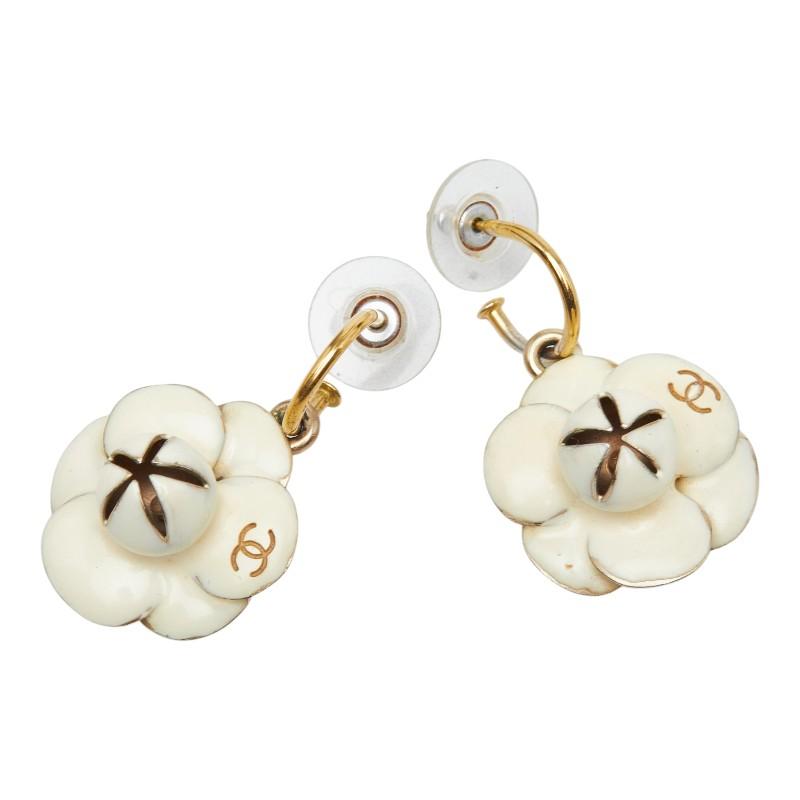CHANEL（シャネル） ココマーク カメリア スウィングピアス 02P刻印