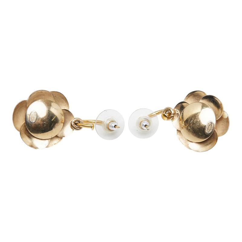 CHANEL（シャネル） ココマーク カメリア スウィングピアス 02P刻印