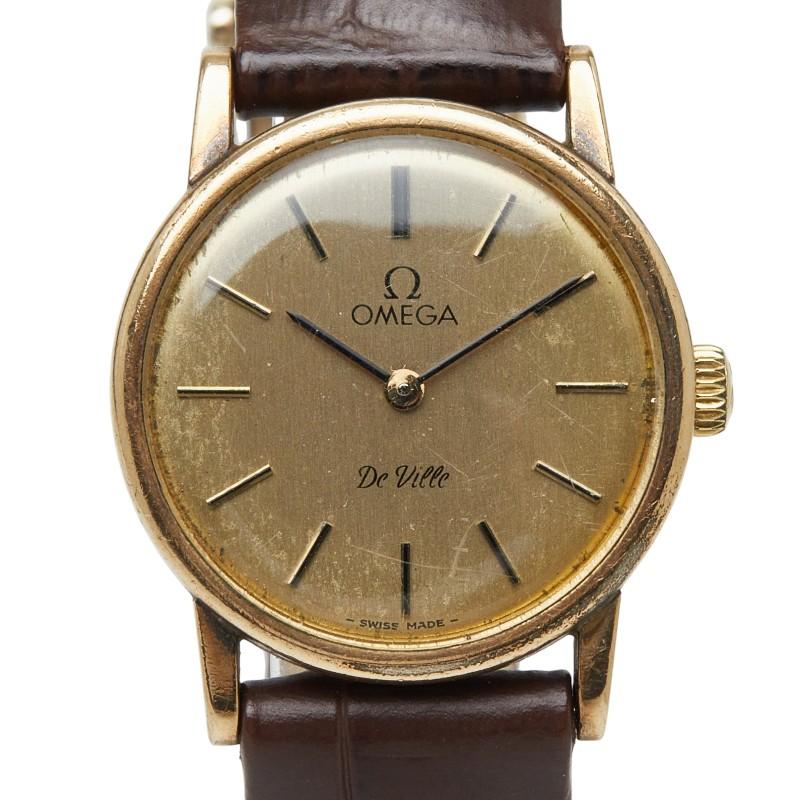 OMEGA（オメガ） デビル 腕時計 手巻き ゴールド文字盤 ステンレス