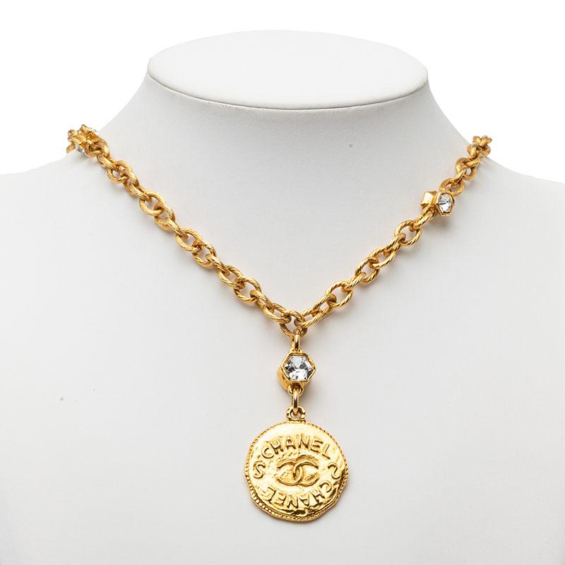 CHANEL ココマーク ロングネックレス ゴールド CHANEL（シャネル） ココマーク ロング チェーン ペンダント