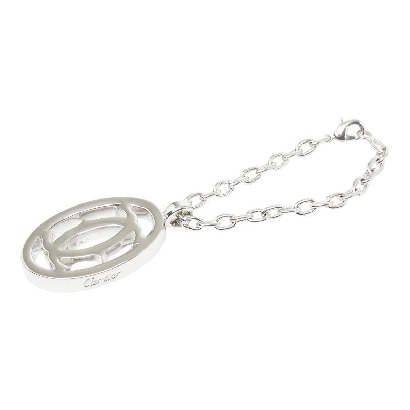 Cartier（カルティエ） 2C ロゴ キーホルダー バッグチャーム T1220148