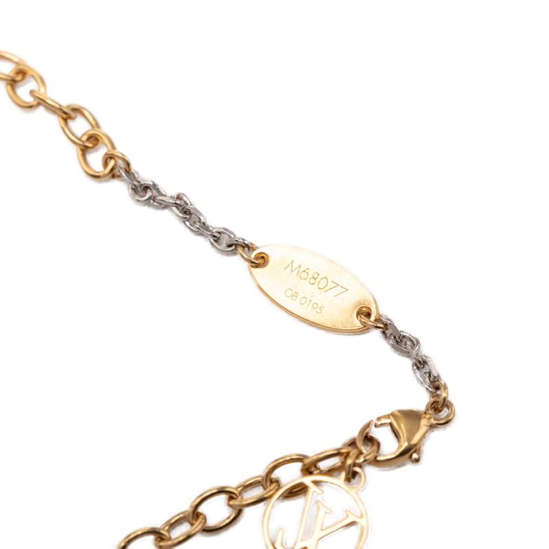 【極美品】ルイヴィトン ブレスレット ブラスレ ロゴマニア ゴールド シルバー LOUIS VUITTON（ルイ・ヴィトン） ルイ ヴィトン ブラスレ ロゴマニア