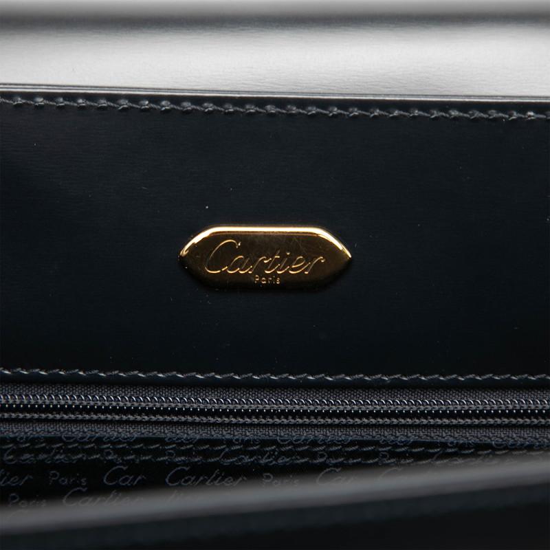 Cartier（カルティエ） サファイアライン ハンドバッグ ブラック