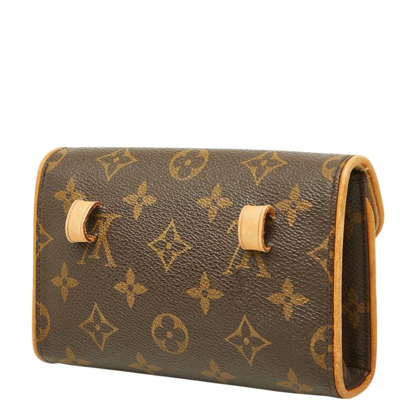 美品 ルイヴィトン ポーチ ポシェット フロランティーヌ モノグラム ブラウン LOUIS VUITTON（ルイ・ヴィトン） ルイ ヴィトン モノグラム
