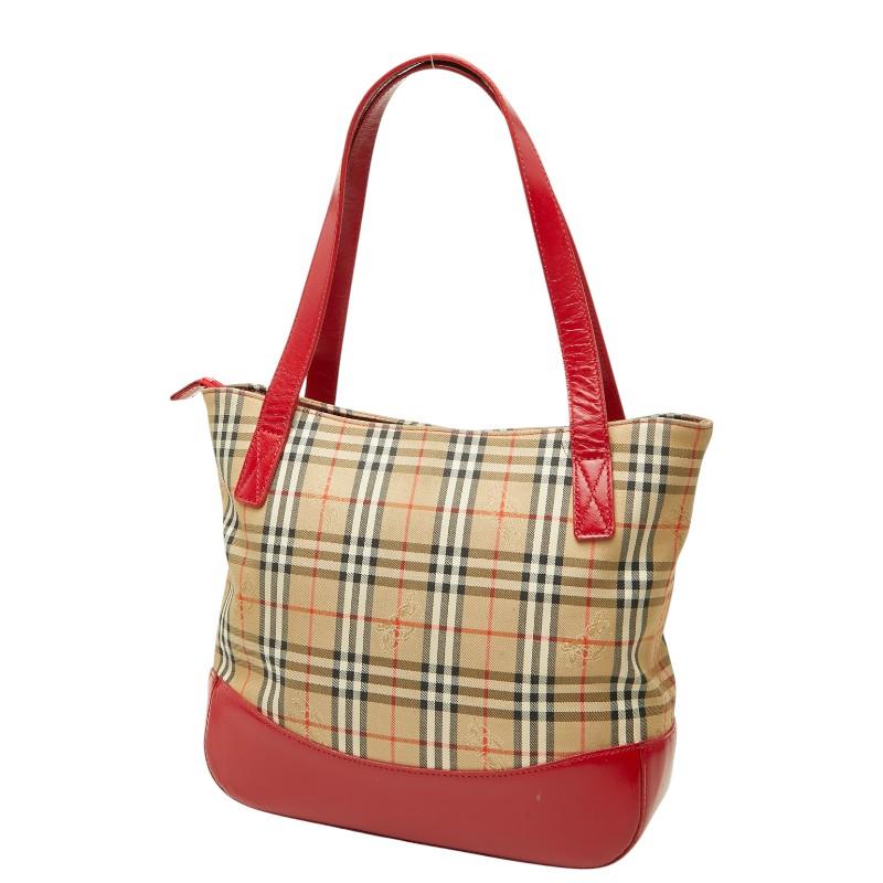 BURBERRY（バーバリー） ノバチェック トートバッグ ハンドバッグ