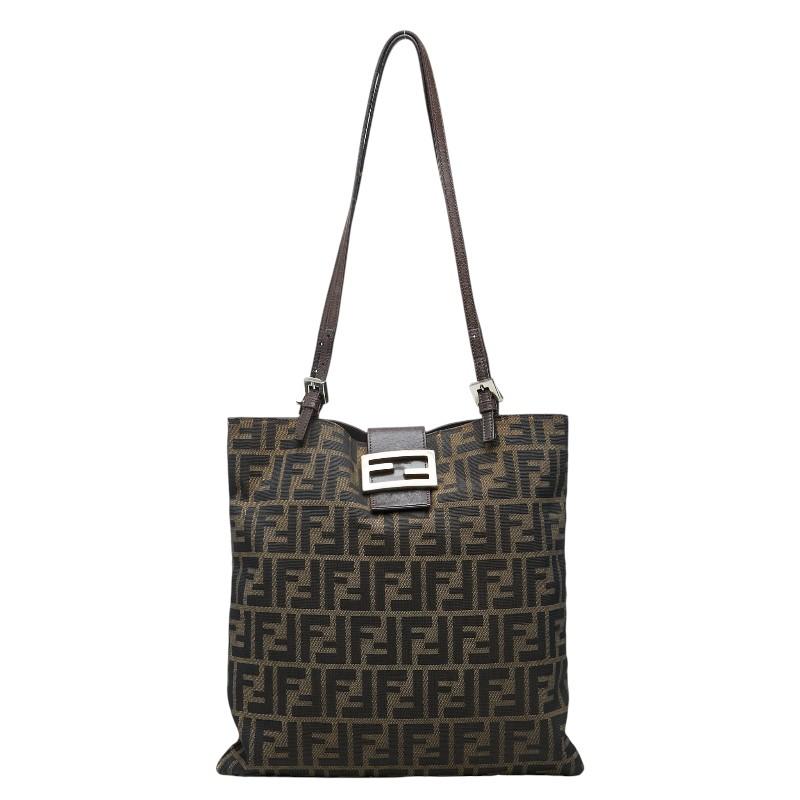 FENDI（フェンディ） ズッカ トートバッグ 肩掛け ショルダーバッグ 
