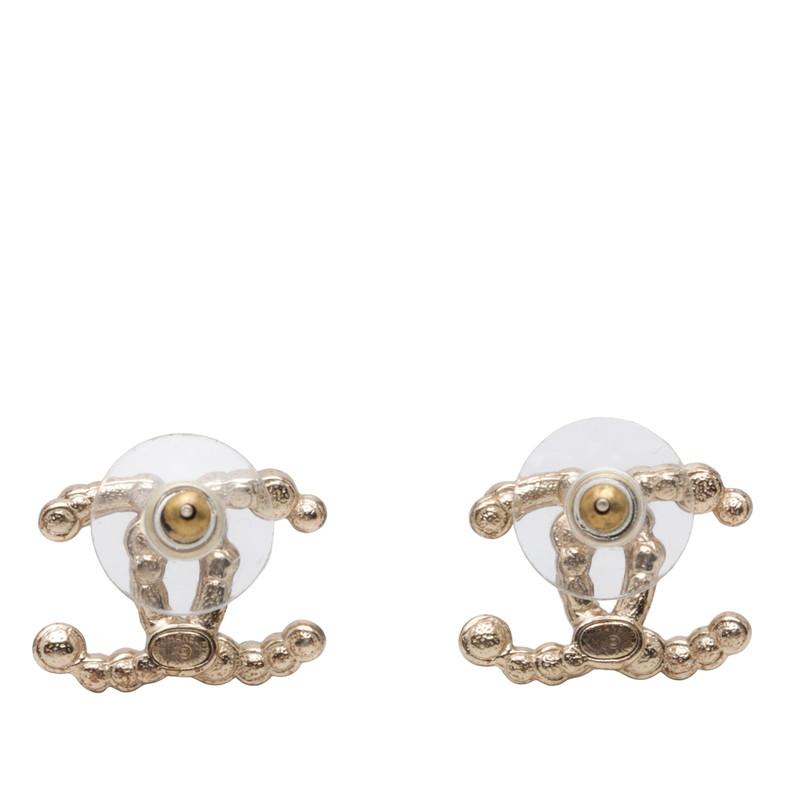 CHANEL（シャネル） ヴィンテージ ココマーク ピアス ゴールド ピンク