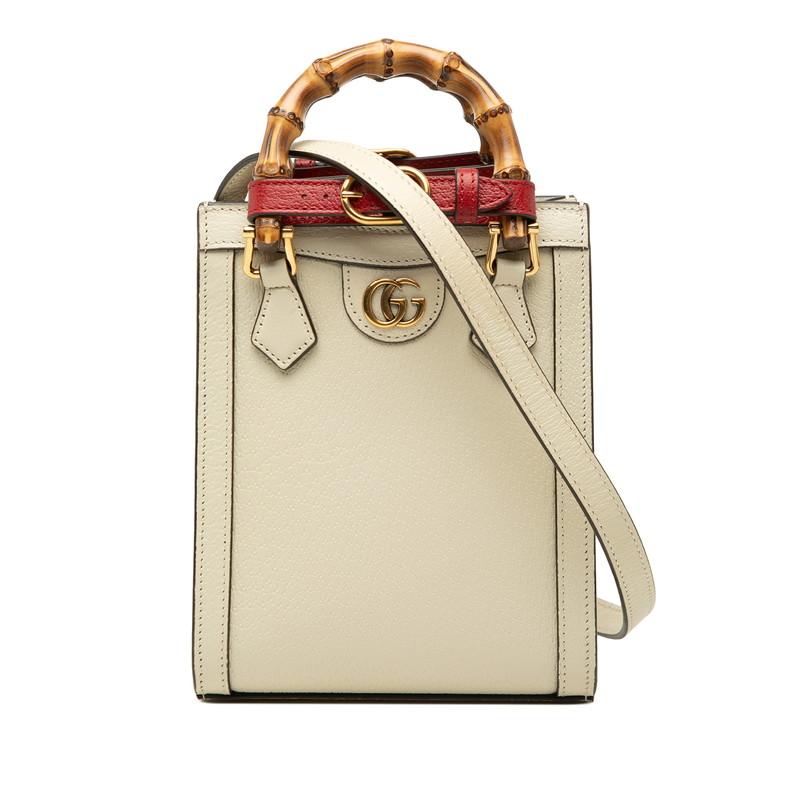 GUCCI（グッチ） バンブー ダイアナ ミニ トートバッグ ハンドバッグ 